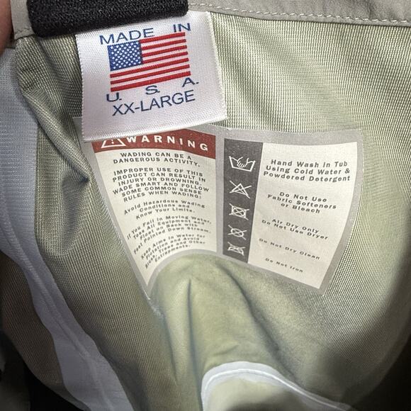 Simms Mens Gore-Tex Fishing Stockingfoot Chest Waders Size XXL made in USA - Picture 5 of 8